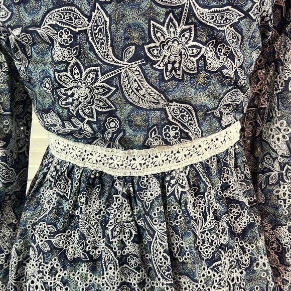 Free People Anissa Eyelete Boho Bed Jacket XS - Picture 9 of 12